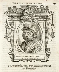 Milan, Bibliothèque Braidense, Vite de piv excellent, Giorgio Vasari 1568, Andrea del Sarto
