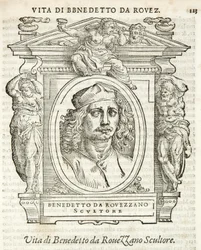 Milan, Biblioteca Braidense, Vite de piv excellent, Giorgio Vasari 1568, Benedetto da Rovezzano