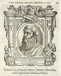Milan, Biblioteca Braidense, Vite de piv excellent, Giorgio Vasari 1568, Giovan Francesco Penni dit Il Fattore