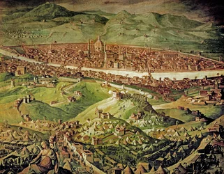Vue de Florence (fresque)
