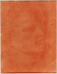 Tête en profil trois-quarts (recto); Jeune homme debout pointant à gauche et croquis de pieds, bras (verso)