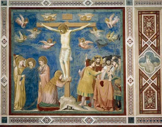 Crucifixion, Détail de la Vie et Passion du Christ, par Giotto
