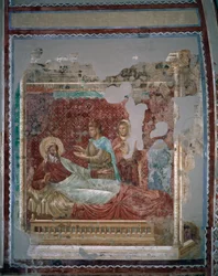 Isaac rejette Ésaü - Fresque