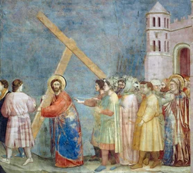 Chemin du Calvaire, Détail de la Vie et Passion du Christ, par Giotto