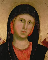Madonna, de Madonna et Enfant en Trône (détail)