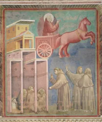 Saint François apparaît à ses compagnons dans un char de feu, 1296-97