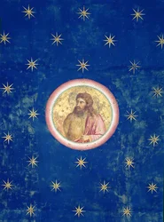 Le Prophète Jean-Baptiste, de la voûte du plafond, vers 1305