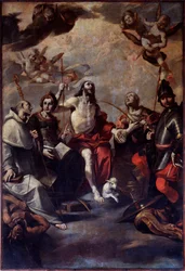 Saint Jean-Baptiste, Saint Georges, Sainte Lucie, Sainte Catherine, Saint Bernard
