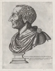Speculum Romanae Magnificentiae : Buste de Tite-Live, 1582