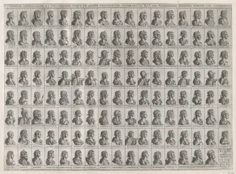 Speculum Romanae Magnificentiae: Portraits des empereurs de Jules César à Rodolphe II