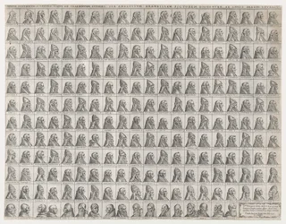 Speculum Romanae Magnificentiae : Petits portraits des papes de Christ à Sixte V, 1585