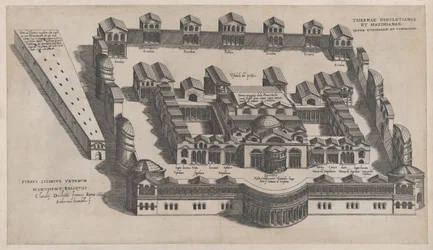 Speculum Romanae Magnificentiae: Les Thermes de Dioclétien, 1582