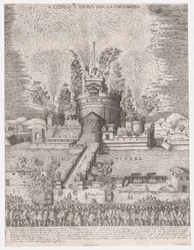 Speculum Romanae Magnificentiae : La Girandole au Castel Sant