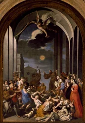 Miracles de Saint François de Paule, Cathédrale de Saint Agata, Gallipoli, Italie