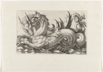 Deux monstres marins