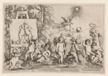 Allégorie avec putti