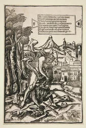 Hercule et le lion de Némée