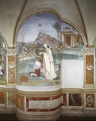 Le moine Romano donne à Benoît l