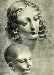 Têtes de la Vierge et de l