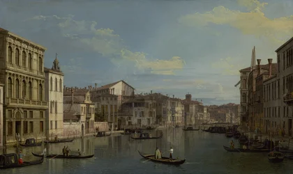 Le Grand Canal à Venise du Palazzo Flangini au Campo San Marcuola, c.1738