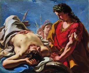 Alexandre au cadavre du défunt Darius