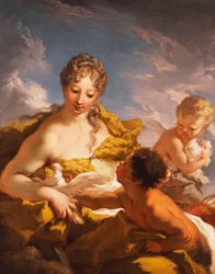 Vénus, Cupidon et un Faune, 1708-13