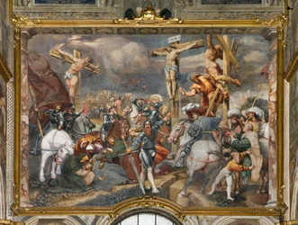 Contrefaçade, IL Pordenone, Crucifixion 1520-21