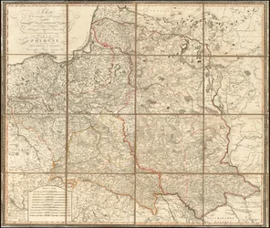 Carte de la Pologne en 1807