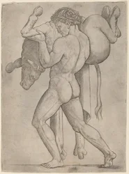 Hercule et le taureau crétois