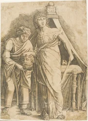 Judith avec la tête d