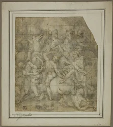 Scène de bataille