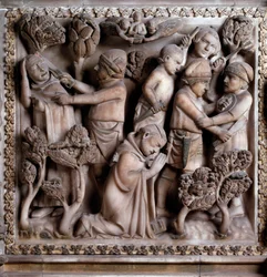 Représentation du martyre de Pierre de Vérone