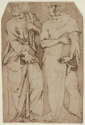 Deux saints debout, 1563-1572