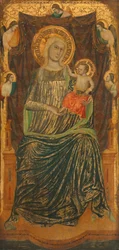 Madone et enfant avec cinq anges
