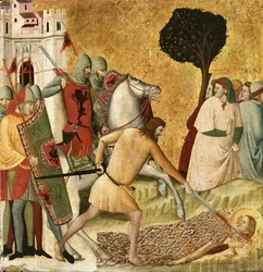 Le Martyre de Saint Columba, scènes de la vie de Saint Columba, 1345-1350