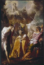 Le martyre de Saint Denis (huile sur toile)