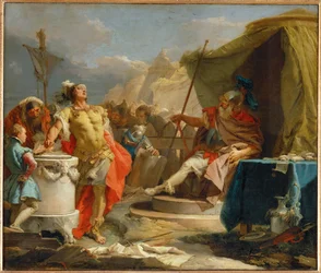 Mucius Scaevola devant Porsenna