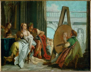 Le peintre Apelles, Alexandre le Grand et Campaspe ...