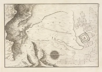 Plan géométrique de la ville en ruines de Palmyre, 1753