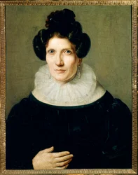 Portrait de Marie Louise de Habsbourg Lorraine, impératrice des Français (1791-1847) à 50 ans