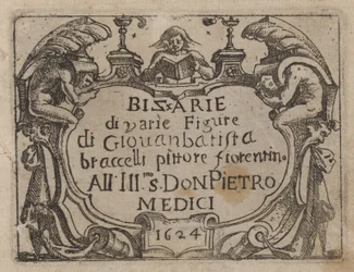 Page de titre pour "Bizzarie di varie Figure"