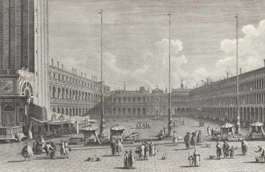 Vue de la Piazza San Marco, avec l