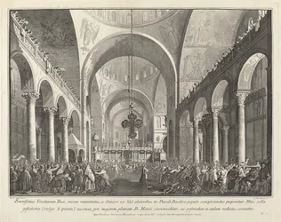 Le Nouveau Doge Présenté au Peuple à San Marco