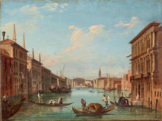 Giovanni Battista Cimaroli Venise Grand Canal