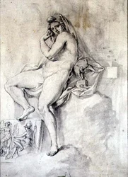Personnification féminine de la sculpture, c.1770
