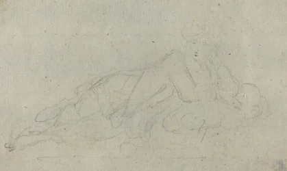 Femme Allongée [verso]