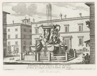 Fontana delle Tartarughe sur la Piazza Mattei à Rome