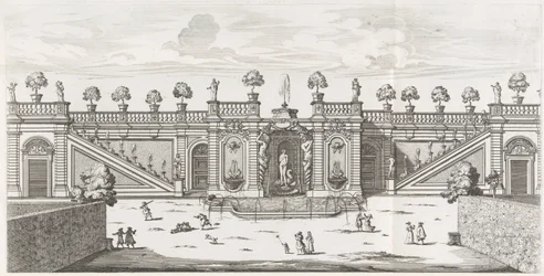 Fontaine de Vénus dans les jardins de la Villa Doria Pamphilj à Rome