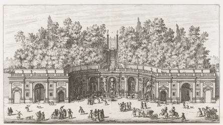 Théâtre des Eaux dans les jardins de la Villa Aldobrandini à Frascati