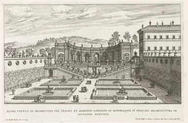 Jardins de la Villa Mondragone à Frascati